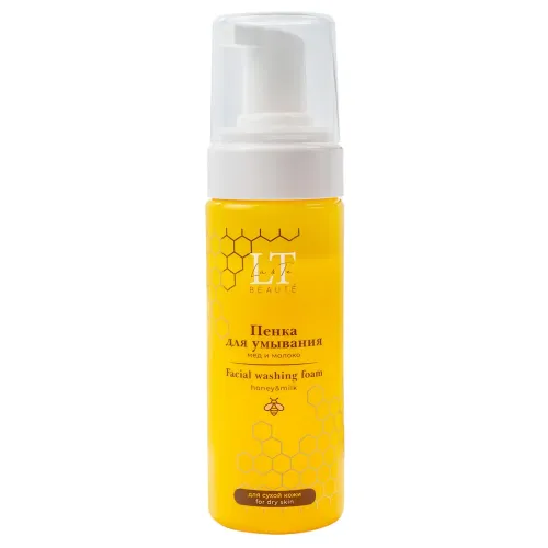 Пенка для умывания мед и молоко для сухой кожи La & Te BEAUTÉ