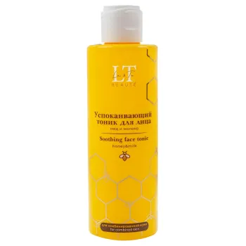 Успокаивающий тоник для лица мед и молоко для комбинированной кожи La & Te BEAUTÉ