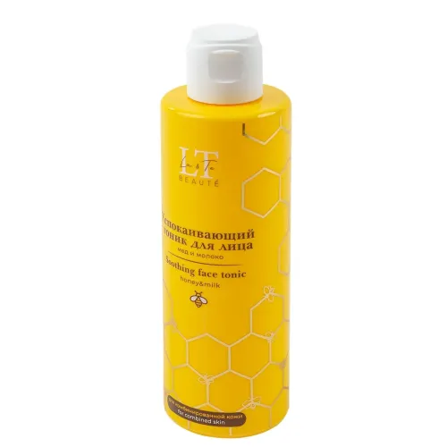 Успокаивающий тоник для лица мед и молоко для комбинированной кожи La & Te BEAUTÉ