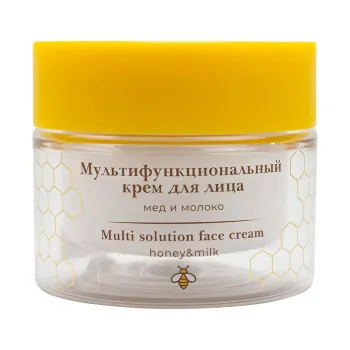 Мультифункциональный крем для лица мед и молоко для жирной кожи La & Te BEAUTÉ