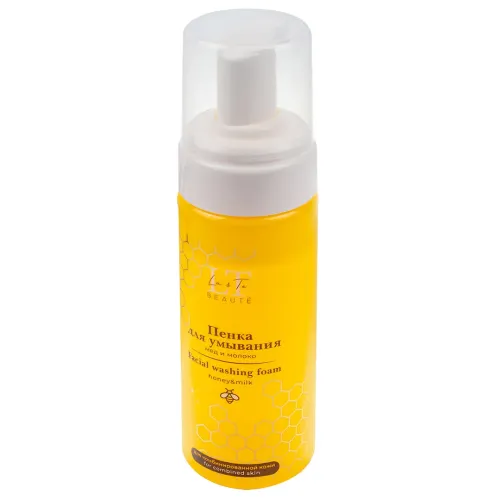 Пенка для умывания мед и молоко для комбинированной кожи La & Te BEAUTÉ