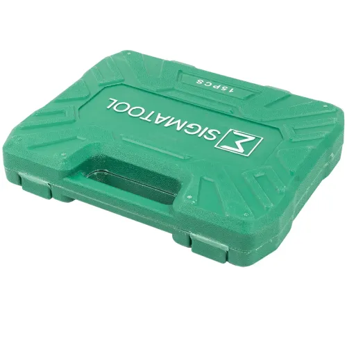 Набор головок глубоких 15пр.1/2'' (6-гр.)(8, 10,12-17,19,21,22,24,27,30,32мм), в пласт.кейсе