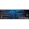 Пневмогайковерт ударный ''Twin Hammer''с реверсом и регулировкой усилия 3/4''(2400Hм, 4600 об/мин,6.3bar,вес 8.2кг)