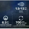 Дрель пневматическая (700об/мин, патрон - 1.5-13мм,6.3bar)
