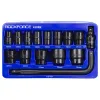 Набор головок ударных 15пр. 1/2''(6-гр.) (10,12, 13, 14, 15, 17, 19, 21, 22, 24, 27, 30, 32мм) в ложементе