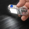Фонарь светодиодный аккумуляторный с функцией импульсной зажигалки (3 режима работы, СОВ LED 300мАч, 50-150Лм, время раб. 90-120мин, время зар. 60мин)