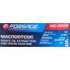 Маслоотсос пневматический 114л (давление вакуумирования 6-8бар, давление для слива масла 0.5бар, шланг для всасыв.масла 1.5м)