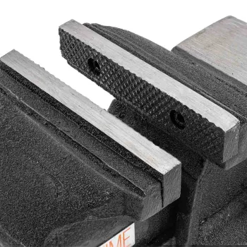 Тиски стальные поворотные с наковальней 4''-100мм