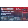 Пресс гидравлический напольный 20т (рабочая высота: 0-1010мм, рабочая ширина: 490мм, ход штока: 175мм)