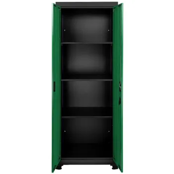 Комплект металл. гаражной мебели 2362x500x2050мм (стол:1600х500х750мм,шкаф:1990х500х762мм,тележка 2шт:658х600х400мм,навесной модуль:1600х600х200мм)