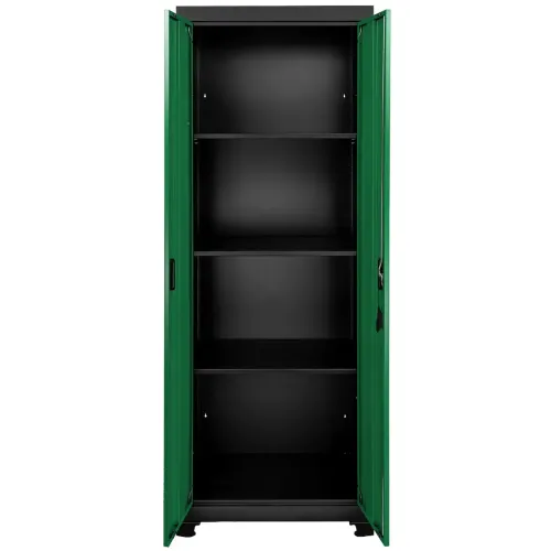 Комплект металл. гаражной мебели 2362x500x2050мм (стол:1600х500х750мм,шкаф:1990х500х762мм,тележка 2шт:658х600х400мм,навесной модуль:1600х600х200мм)
