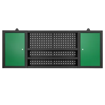 Комплект металл. гаражной мебели 2362x500x2050мм (стол:1600х500х750мм,шкаф:1990х500х762мм,тележка 2шт:658х600х400мм,навесной модуль:1600х600х200мм)