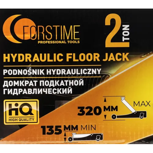 Домкрат подкатной гидравлический 2т (h min 135мм, h max 320мм)