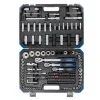 Набор инструментов 150+6пр.1/4''3/8''1/2''(6-гр.)(4-36мм, 3/8'':10-19мм 12гр., 1/2'':27,30,32,36-12гр.)+(биты 5/16'':М6,8,10,12,14, гибкий удлинитель 1/4'')