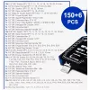 Набор инструментов 150+6пр.1/4''3/8''1/2''(6-гр.)(4-36мм, 3/8'':10-19мм 12гр., 1/2'':27,30,32,36-12гр.)+(биты 5/16'':М6,8,10,12,14, гибкий удлинитель 1/4'')
