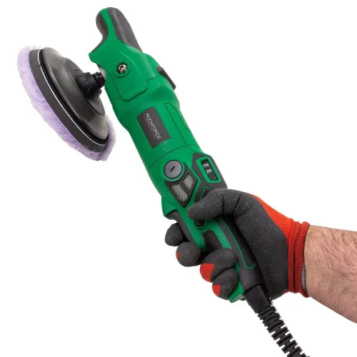 Машина полировальная электрическая (230V, 1200W, 500-2500об/мин, диаметр круга - 150мм)