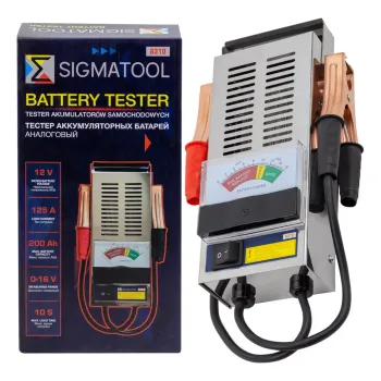 Тестер аккумуляторных батарей аналоговый 12V, 125A, 200Ah