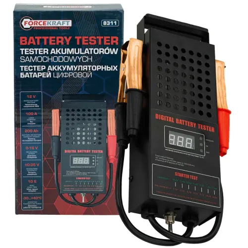 Тестер аккумуляторных батарей цифровой (12V, 100А)