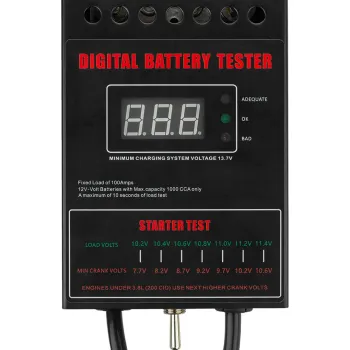 Тестер аккумуляторных батарей цифровой (12V, 100А)