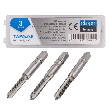 Метчик M5x0,8 (3шт)