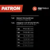 Отвертка ударная с набором бит и адаптером 8пр.