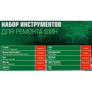Набор для ремонта покрышек колес