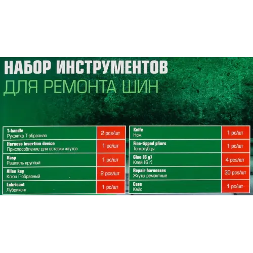 Набор для ремонта покрышек колес
