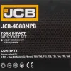 Набор головок-бит TORX ударных 8пр. 1/2''