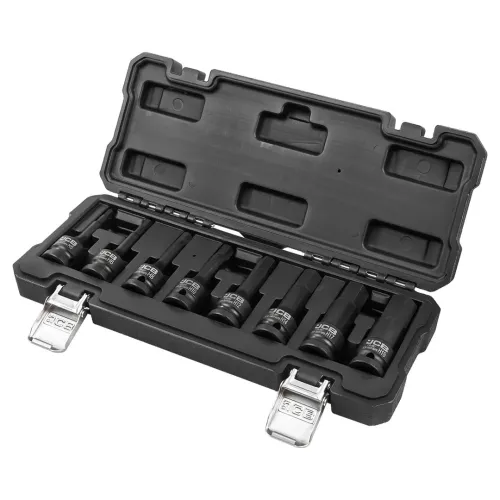 Набор головок-бит 6-гранных ударных 8пр.,1/2''(H5, H6, H8, H10, H12, H14, H17, H19), в пласт.кейсе