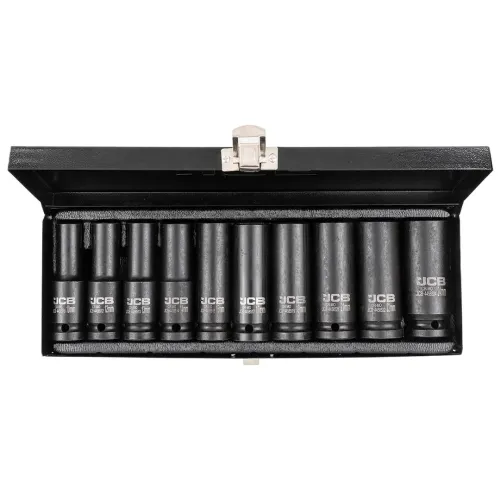 Набор головок ударных глубоких 10пр.,1/2''6гр.(10,12-15,17,19,21,22,24мм)