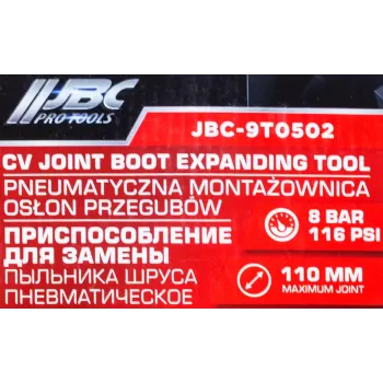 Съемник пыльника шруса пневматический (max диаметр 110мм, max давление 8 бар)