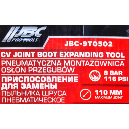 Съемник пыльника шруса пневматический (max диаметр 110мм, max давление 8 бар)
