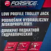 Домкрат подкатной гидравлический 3т