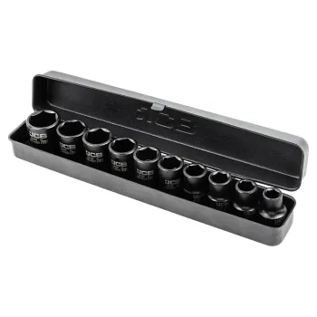 Набор головок ударных 10пр. 1/2''(6-гран) (10,12,13,14,16,17,19,21,22,24,мм), в металл. кейсе