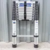 Лестница телескопическая алюм. бытовая 3.5м (12 ступ.)