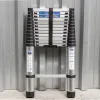 Лестница телескопическая алюм. бытовая 3.8м (13 ступ.)
