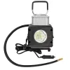 Компрессор автомобильный поршневой двухцилиндровый с аналоговым манометром и встроенным фонарем (12В, 20А, 65л/мин, 7бар) в пласт.кейсе