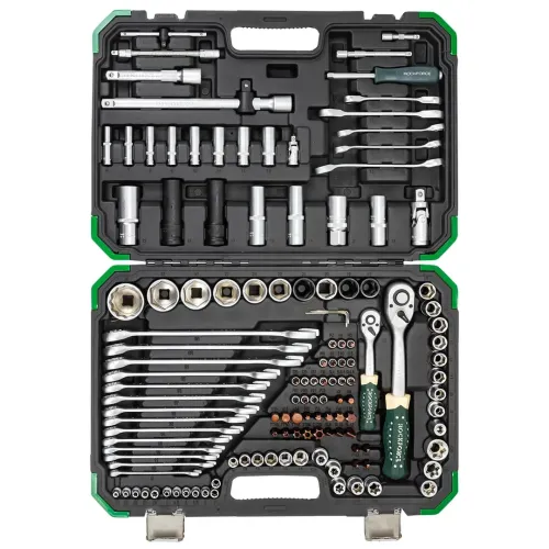Набор инструментов 125+6пр. 1/4'', 1/2'' (6гр.)(4-32мм)