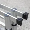 Стремянка телескопическая алюм. бытовая 4.4м (15+15 ступ.)