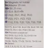 Отвертки в комплекте с битами, набор 44пр.
