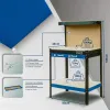 Верстак слесарный металлический 800х400х1400мм