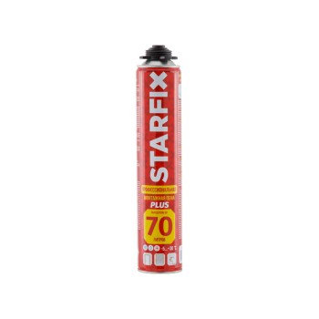 Пена монтажная профессиональная всесезонная STARFIX Foam Pro Plus 70 (890мл)