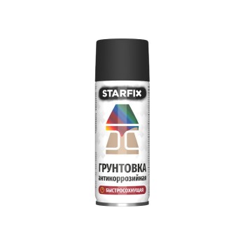 Грунтовка антикоррозийная черный STARFIX 520мл (9011)