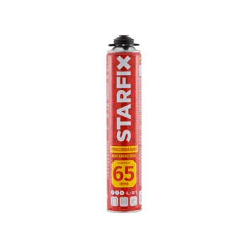 Пена монтажная профессиональная всесезонная STARFIX Foam Pro 65 (850мл)