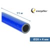Теплоизоляция для труб ENERGOFLEX SUPER PROTECT синяя 28/4-11м