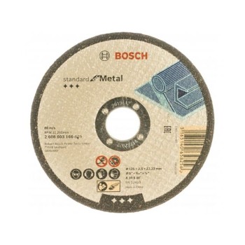 Круг отрезной 125х2.5x22.2 мм для металла Standart BOSCH