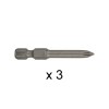 Насадка с  шестигран. хв. PH1 49мм 3шт BOSCH