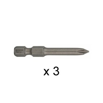 Насадка с  шестигран. хв. PH1 49мм 3шт BOSCH
