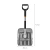 Лопата снеговая автомобильная алюминиевая FISKARS
