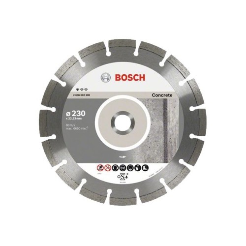 Алмазный круг 230х22,23 мм по бетону сегмент. Standard for Concrete BOSCH